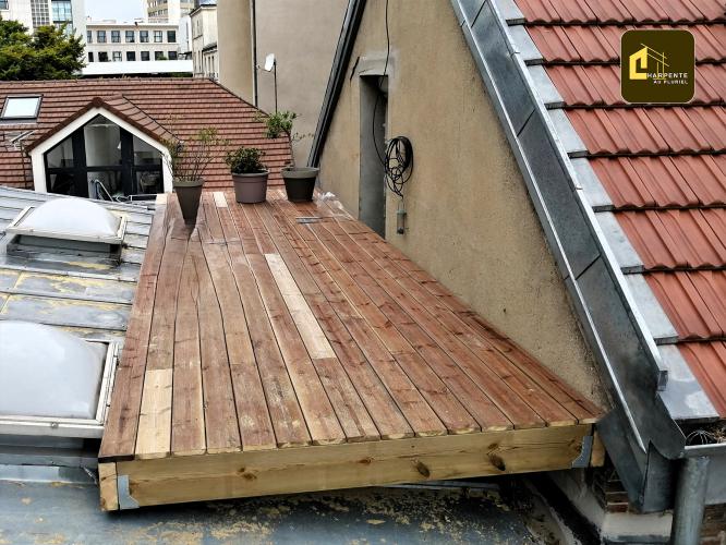 Terrasse bois - Charpente au pluriel